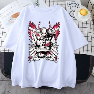 sassyme y2k anime harajuku camiseta estética gótico punk de dibujos animados de manga corta o-cuello tops mujeres verano suelto oversize ropa de calle (7)