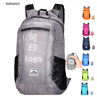 tutuout 20l portátil plegable mochila impermeable mochila plegable bolsa al aire libre pack cl
