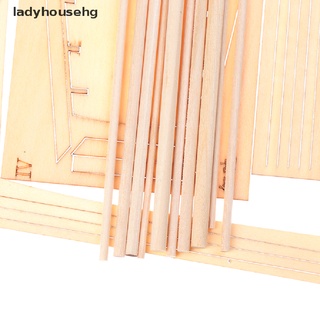 ladyhousehg 1:100 halcon de madera de barco de vela modelo de bricolaje kit de barco de la asamblea de la decoración de regalo (7)