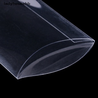 ladyhousehb 50pcs forma de almohada transparente pvc caja de caramelos embalaje caja de regalo boda fiesta favor venta caliente (1)