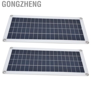 gongzheng 2x10w monocristalino de silicona panel solar de emergencia kit de cargador de batería caliente