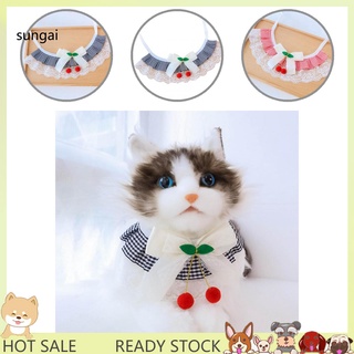 Collar De gatito suave con moño Para mascotas/Gato/perros