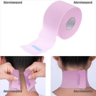 [alg] 1 rollo de tiras de papel desechables para el cuello/herramientas de peluquería/accesorio/accesorio/adorelovegood (1)