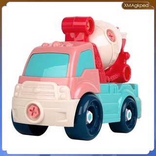 take-apart camiones de construcción diy excavadoras juguetes de educación temprana regalo