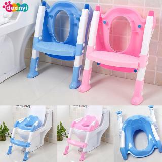 Bebé orinal de entrenamiento Pedestal sartén niños asiento de inodoro con escalera plegable antideslizante (1)