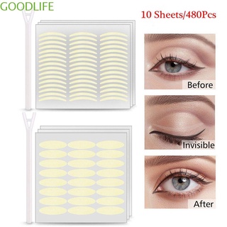 Goodlife 480Pcs caliente mujeres belleza Invisible maquillaje herramienta adhesiva transpirable maquillaje de ojos cinta de párpado pegatinas