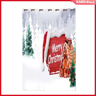 Decoracion navidea cortina de ventana bao cortina de ducha balcn privacy drape (3)