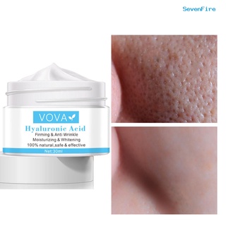 sevenfire 30ml crema facial reafirmante piel blanqueamiento facial ácido hialurónico anti envejecimiento retráctil poros removedor de arrugas crema para mujer