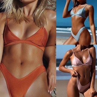 Neiyiya❀ Women Summer Sexy Print Swimwear Beachwear Siamese Swimsuit Bikini Set SHEIN