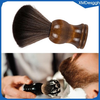 cepillo de afeitar con mango de madera profesional para hombres herramienta de aseo