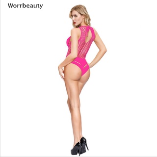 worrbeauty 1pc mujer cuerpo medias red pura malla body sexy leotardo ropa sexual cl (5)