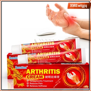 2 piezas de artritis ungüento de mano crema de muñeca yeso codo alivio del dolor 20g (6)