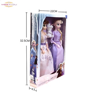 30CM Frozen Princesa Muñeca Conjunto De Disney Cartón Alisa Ana Muñeco De Nieve Juguetes Para Niños Niña Cumpleaños (3)