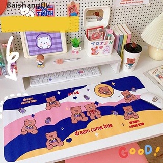 【BSF】 Cute mouse pad waterproof desktop oil-proof anti-skid table mat game writing pad 【Baishangfly】