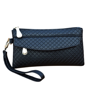 las mujeres de la cartera de la moda señora embrague pequeño bolso de teléfono móvil bolsa simple bolso (1)