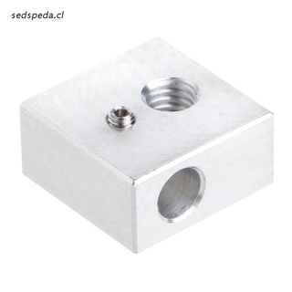sed calentador bloque de aluminio conjunto para makerbot impresora 3d mk7 mk8 extrusora extremo caliente