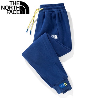 the north face 100% original de algodón puro pantalones deportivos de los hombres y las mujeres pantalones delgados casual pantalones sueltos cierre pantalones