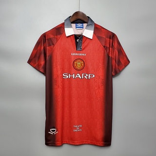 1996 / 1997 Camisa De Futebol Manchester United I Retrô