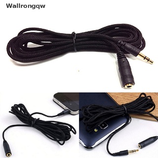Wqw> 5M 16ft 3.5mm Female to Male F/M Headphone Stereo Audio Extension Cable Cord Black well