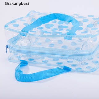 [skb] bolsa de almacenamiento de puntos/artículos de tocador/organizador impermeable transparente/bolsa de maquillaje/bolsa de lavado