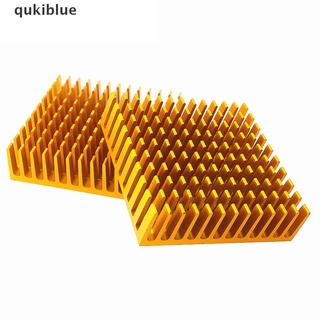 Qukiblue Heat Sink Aluminum Cooling Fin HeatSink 40*40*11MM for Router CPU IC CL