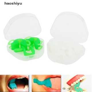 Haoshiyu 3X boca Dental Prop mordedura bloque abridor de cojín retráctil soporte Intraoral Gag BR