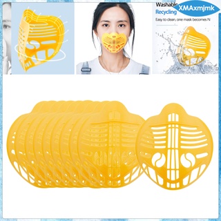 10Pcs 3D Face Mask Inner Support Frame Plastic Hollow Mouth Mask Bracket Holder
