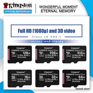 Kingston tarjeta Micro SD de 128GB/256GB clase 10/tarjeta Flash de 64GB/32GB/16G/tarjeta TF cartao de memoria microsd 512GB para teléfono
