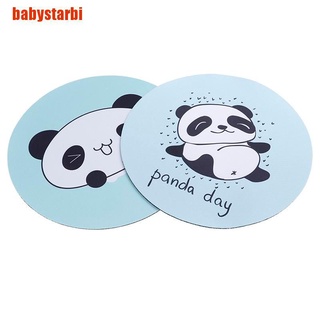 [babystarbi] 1pc lindo panda mouse pad tamaño para 22 x 22 x 0,3 cm gaming mouse pads