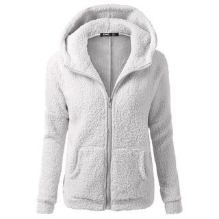 Más el tamaño de 5XL mujeres chaqueta de invierno de piel de cordero de la moda con capucha cremallera chaqueta femenina abrigo de invierno (9)