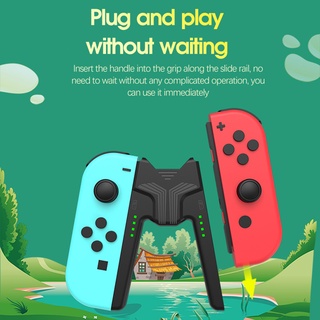 PREVAIL_CL Mango De Carga Para Nintendo Switch Oled Controlador Joycon Cargador Agarre NS Accesorios Nintendoswitch Joy Con (2)