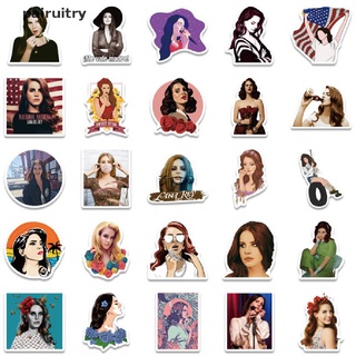 [prt] 50 pegatinas de Graffiti Singer Lana Del Rey, maleta de guitarra, monopatín.