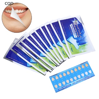 [COD] 28Pcs/14Pair White Gel Teeth Whitening Strips Oral Hygiene Dental Bleaching HOT