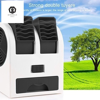 mini aire acondicionado 3 en 1 ventilador humidificador purificador para el hogar/exterior usb/batería alimentado portátil silencioso enfriador de aire