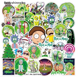 Bhg> 50Pcs Rick and Morty Stickers Waterproof Laptop Luggage Skateboard Decal well