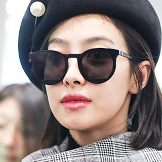 Nueva moda marco redondo estrella mismo gafas de sol océano pieza gafas de sol moda gafas de sol coreano