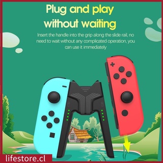 [FAST DELIVERY] Charging Handle for Nintendo Switch /Switch Oled Controller Joycon Charger Grip NS Accessories Nintendoswitch Joy Con Charger lifestore.cl