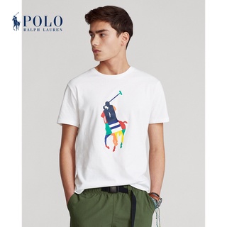 Nuevo Hot Ralph Lauren/Ralph Lauren menswear fall personalizado slim fit Big Pony liso punto T-shir