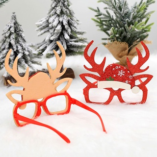 necessaryf navidad glitter antler gafas adulto niño navidad de dibujos animados santa sombrero de juguete decoración
