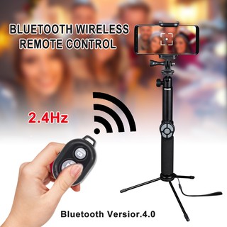palo de selfie con control remoto bluetooth para iphone y android