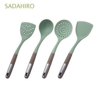 SADAHIRO Tableware Cooking Tools Gadgets Soup Spoon Kitchen Utensils Scoop Accessories Silicone Heat Resistant Kitchenware Non-stick Spatula