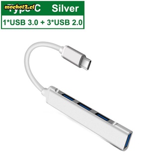 USB C HUB USB 3.0 tipo C 4 puertos Multi Splitter adaptador OTG para Lenovo (4)