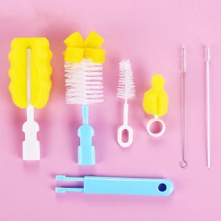 6 pzs cepillo de limpieza para biberones para bebés