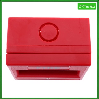 Alarma De Liberación De Puerta De Emergencia Seguridad Para El Hogar Cristal Interruptor Botón De Rojo (3)