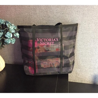 Bolso De La Compra Las Mujeres Hombro Casual Mochila De Viaje Victoria's Secret Net Tote Bag