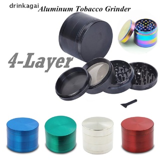 [Drinka] 4 Layers Metal Tobacco Crusher Smoke Herbal Herb Grinder Smoking Grinder 471CL (1)