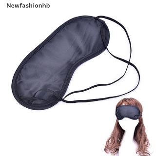 (newfashionhb) 10pcs máscara de ojos cubierta de sombra de ojos vendada noche dormir negro nuevo a, a la venta