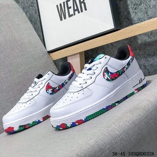 Spot real shot multicolor opcional Nike Air Force 1 Low All-match low-top zapatillas casuales para hombres y mujeres