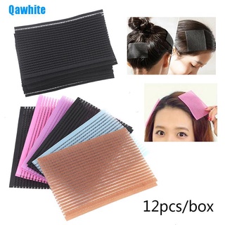 Qawhite 12pcs Hair Pad Hair Sticker Clip Bang Fixed Seamless Magic Paste Posts Fringe