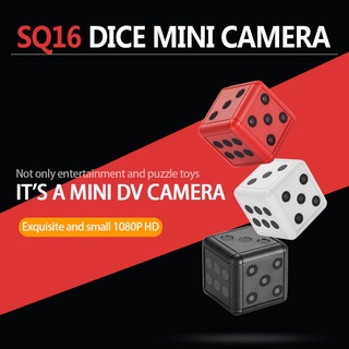 sq16 forma de dados mini cámara 1080p full hd detección de movimiento cámara de seguridad